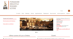 Desktop Screenshot of bibliotecabozzanodeboni.com